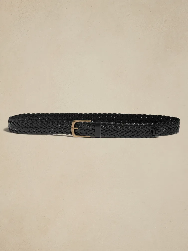 Tamalpais Braided Leather Belt