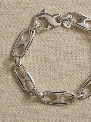 Elongated Mariner Link Chain Bracelet by Aureus + Argent
