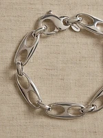 Elongated Mariner Link Chain Bracelet by Aureus + Argent