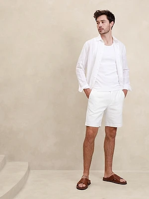 Lino 9" Linen Short