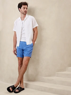 Lino 7" Linen Short