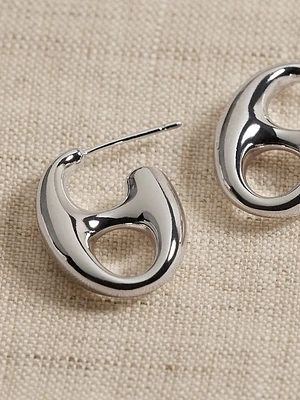 Mariner Link Earrings by Aureus + Argent