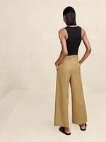 Oceanside Wide-Leg Cropped Pant