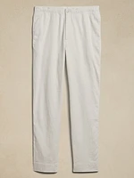 Italian Linen-Cotton Pull-On Pant