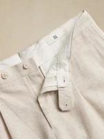 Arroyo Cotton-Linen Suit Pant