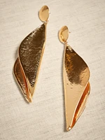 Wave Statement Earrings by Aureus + Argent