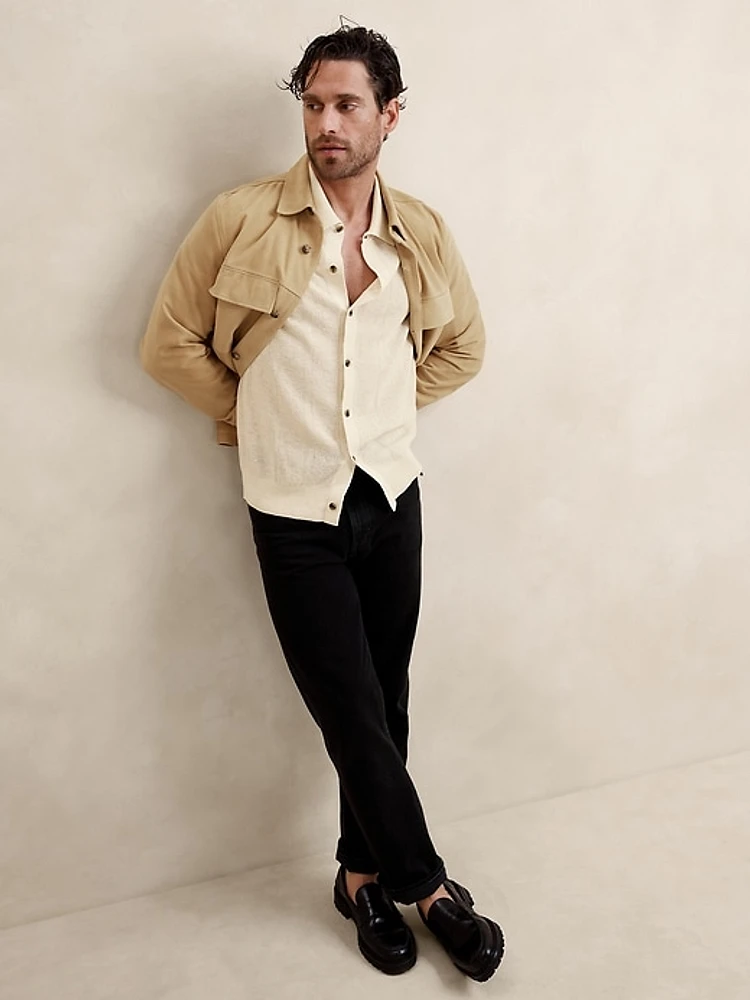 Linen-Cotton Resort Shirt