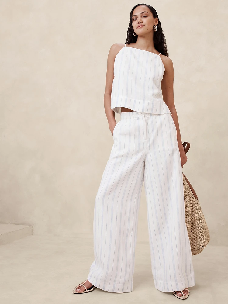 Linen Pull-On Pant