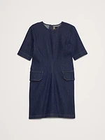 Denim Utility Mini Dress