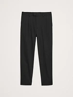 Pleated Cropped Italian-Stretch Chino