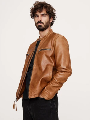 Leather Biker Jacket