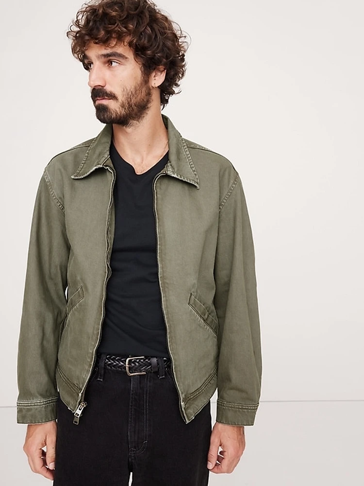 Cotton-Twill Garage Jacket