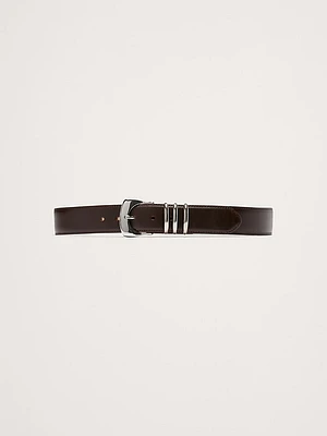 Fiori Statement Leather Belt