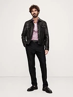 Slim Wrinkle-Resistant Dress Shirt