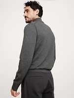 Italian Merino Half-Zip Sweater