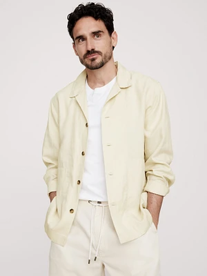 Tencel™-Linen Shirt Jacket