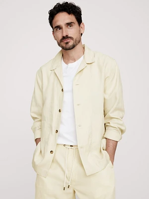 Tencel™-Linen Shirt Jacket