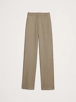 High-Rise Modern Straight Refined Pant