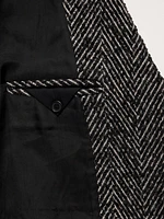 Oversized Herringbone Car Coat