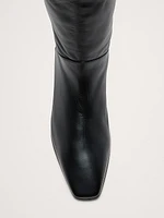 Italian Suede Knee-High Boot