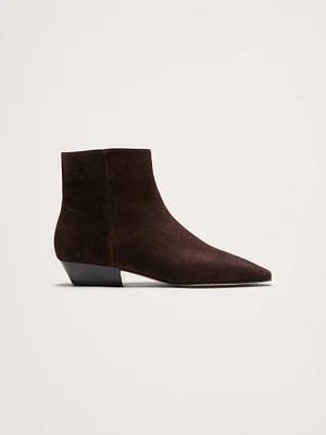 Italian Suede Ankle Boot