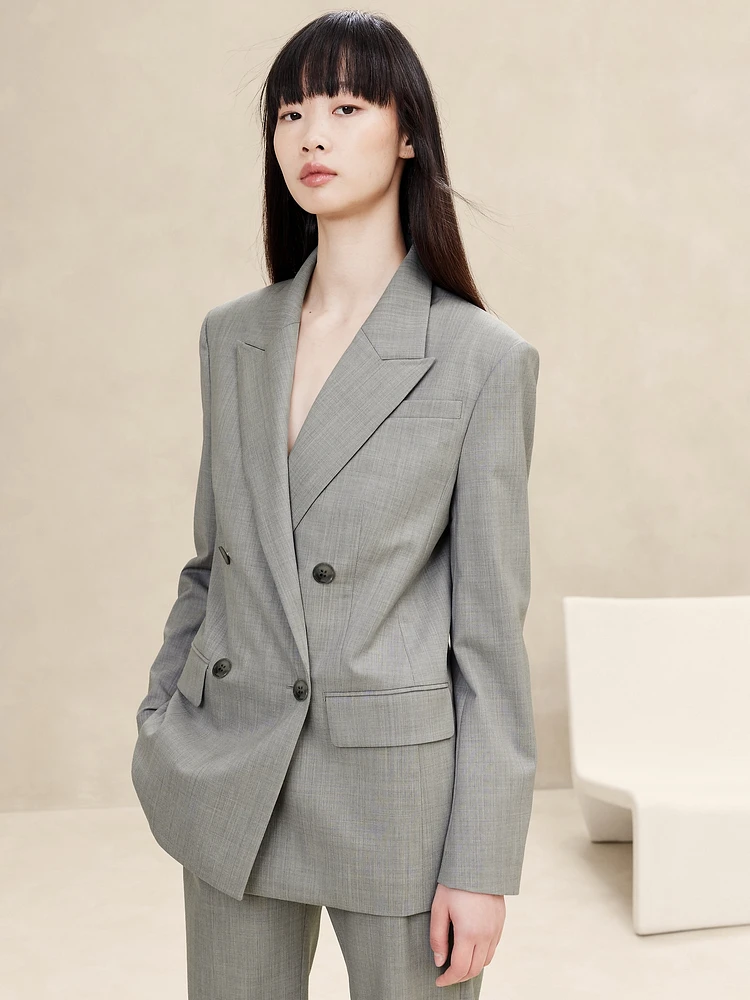 Siena Relaxed Italian Wool Blazer