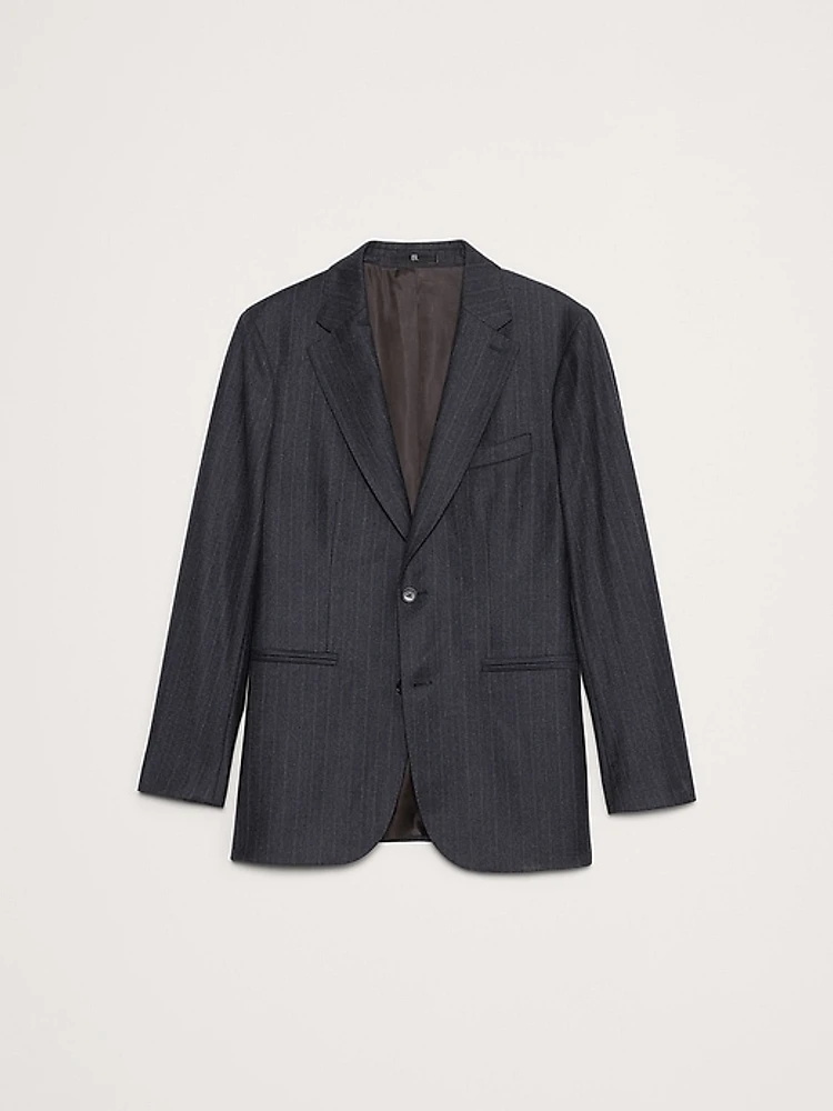 Signature Italian Wool Flannel Suit Jacket