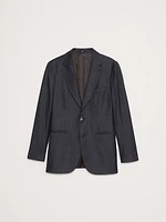 Signature Italian Wool Flannel Suit Jacket