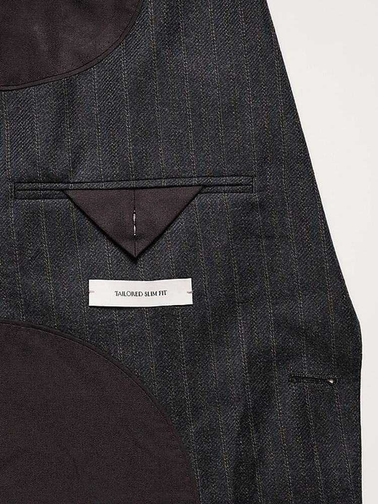 Signature Italian Wool Flannel Suit Jacket
