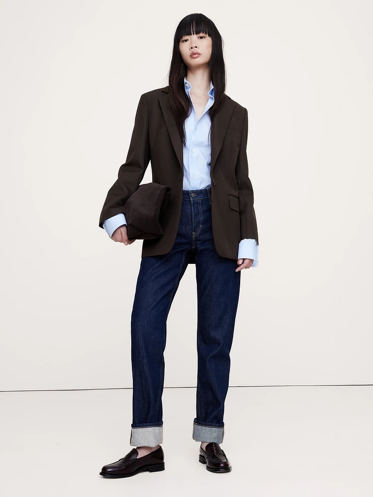 Boyfriend Wool Blazer