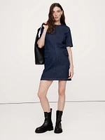 Denim Utility Mini Dress