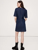 Denim Utility Mini Dress