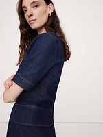 Denim Utility Mini Dress