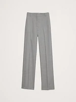 High-Rise Modern Straight Refined Pant