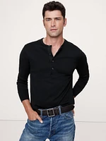 Cotton Henley T-Shirt