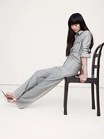 High-Rise Modern Straight Refined Pant