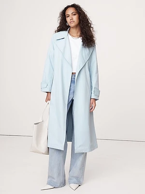 Water-Resistant Travel Trench Coat