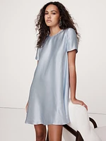 Aurelia Linen-Blend Mini Dress