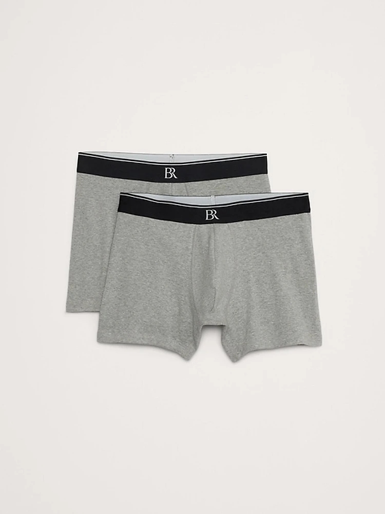 STRETCH SUPIMA® COTTON BOXER BRIEF 2-Pack
