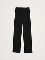 High-Rise Modern Straight Refined Pant