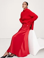 Oversized Wool Ribbed Sweater