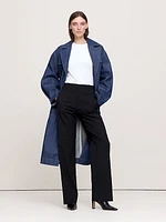 High-Rise Modern Straight Refined Pant