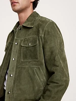 Suede Trucker Jacket