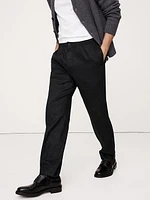 Italian Linen-Cotton Pull-On Pant