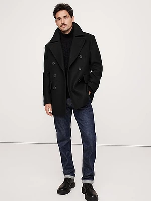 Italian Melton Peacoat