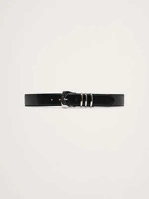 Fiori Statement Leather Belt