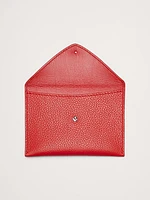 Leather Mini Envelope Pouch