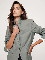 Slim Italian Wool Blazer