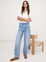 High-Rise Rigid Bow Jean