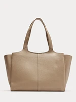 Italian Leather Portfolio Tote